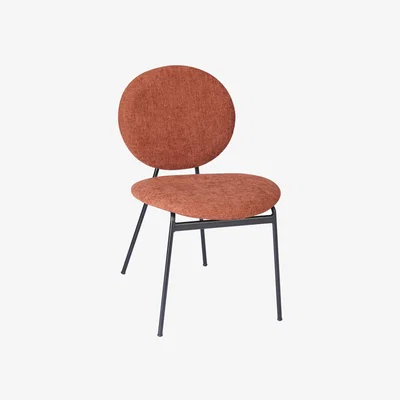 The Range Pair of Maybury Dining Chairs - Burnt Orange