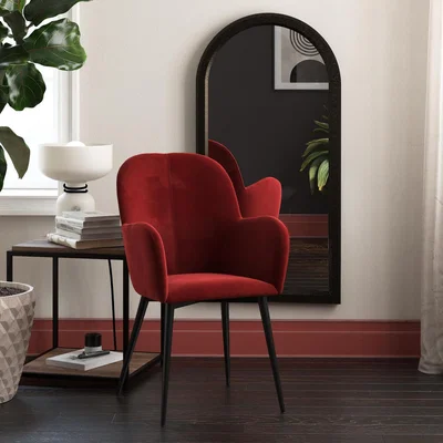 The Range Fitz accent dining chair - Burgundy