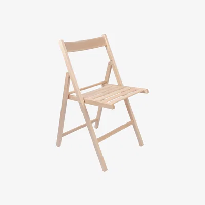 The Range Beech Wood Folding Chair - Natural