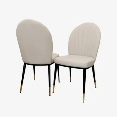 The Range Estha 4 Dining Chairs - Cream