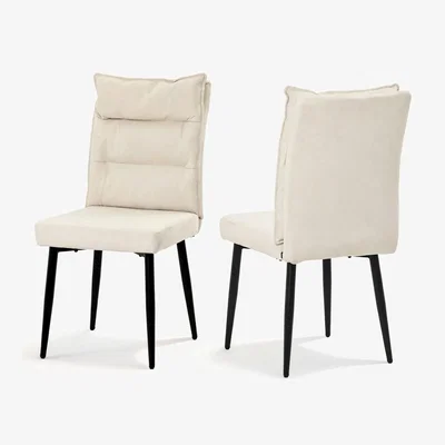 The Range Dining Chair Set of 2 Beige - Beige