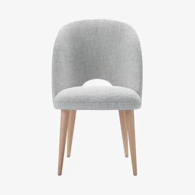 Sofa.com Darcy Dining Chair in Koala Chelsea Linen