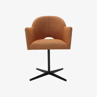 Sofa.com Lupin Dining Chair in Terracotta Florence Textured Weave