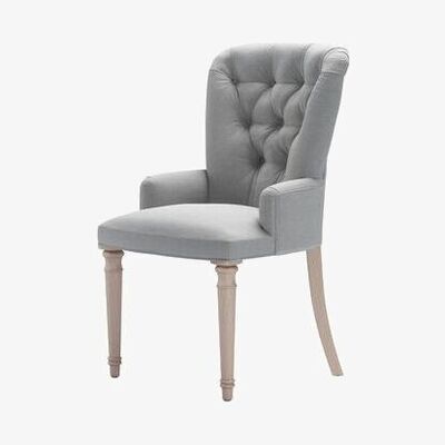 Sofa.com Sinclair Dining Chair in Pumice House Plain Weave