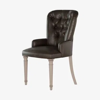 Sofa.com Sinclair Dining Chair in Espresso Bellwether Leather