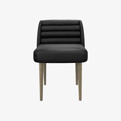 Sofa.com Lola Low Back Dining Chair in Smoke Soft Leather - sofa.com