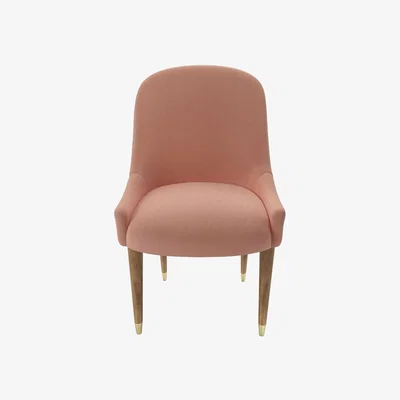 Sofa.com Arabella Dining Chair in Sakura Pink Organic Smart Cotton
