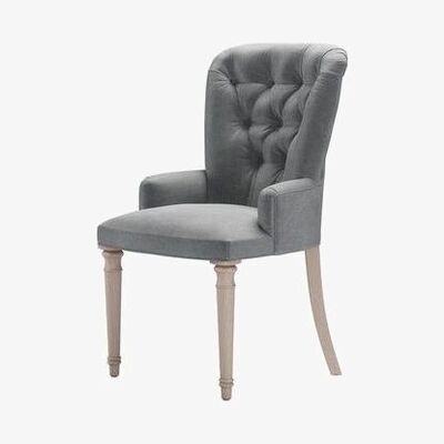 Sofa.com Sinclair Dining Chair in Thatch Smart Velvet