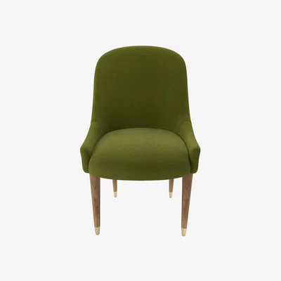 Sofa.com Arabella Dining Chair in Vine Leaf Organic Smart Cotton