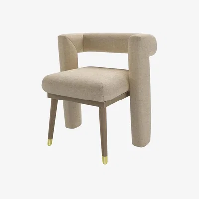 Sofa.com Fonda Dining Chair in Shearling Hygge Chunky Weave