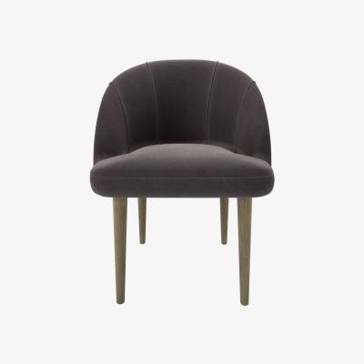 Sofa.com Piper Dining Chair in Shale Aquaclean Clever Velvet