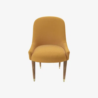 Sofa.com Arabella Dining Chair in Ochre Easy Cotton - sofa.com