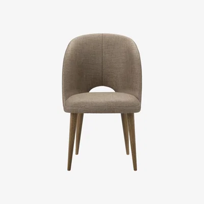 Sofa.com Darcy Dining Chair in Greige Florence Textured Weave