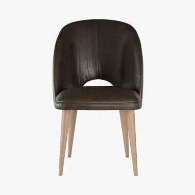 Sofa.com Darcy Dining Chair in Espresso Bellwether Leather
