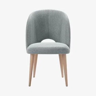 Sofa.com Darcy Dining Chair in Cirrus Smart Slubby Cotton
