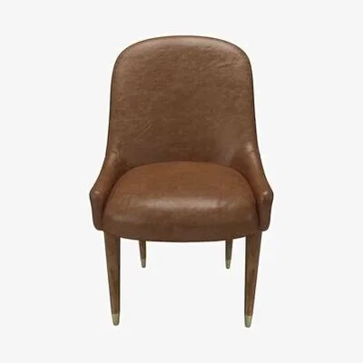 Sofa.com Arabella Dining Chair in Tan Vintage Leather