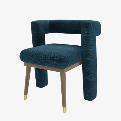 Sofa.com Fonda Dining Chair in Mineral Mist Speckled Chenille