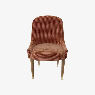 Sofa.com Arabella Dining Chair in Pomegranate Bubble Velvet
