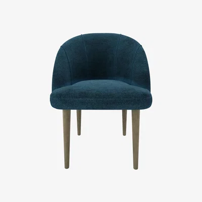 Sofa.com Piper Dining Chair in Mineral Mist Speckled Chenille