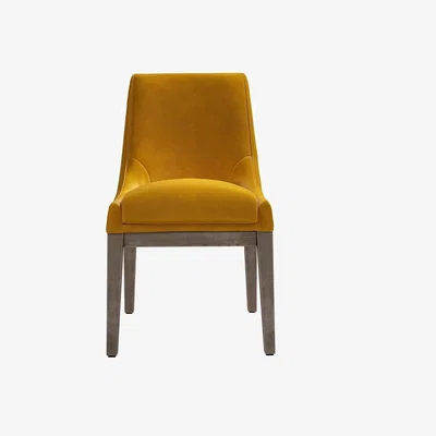 Sofa.com Basil Dining Chair in Amber Smart Velvet - sofa.com