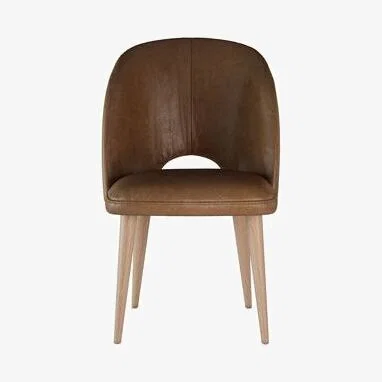 Sofa.com Darcy Dining Chair in Tan Vintage Leather