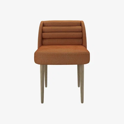 Sofa.com Lola Low Back Dining Chair in Saffron Heathland Weave - sofa.com