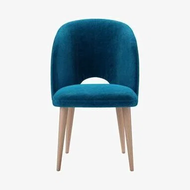 Sofa.com Darcy Dining Chair in Scuba Smart Velvet