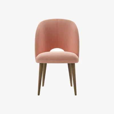 Sofa.com Darcy Dining Chair in Sakura Pink Organic Smart Cotton