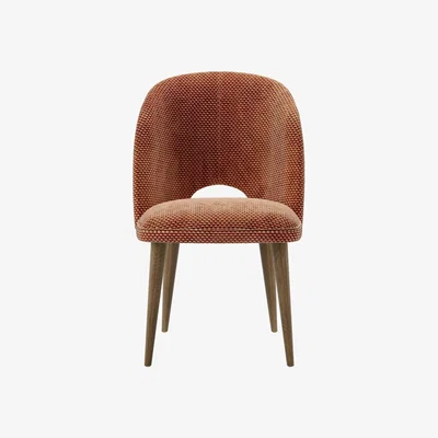 Sofa.com Darcy Dining Chair in Pomegranate Bubble Velvet