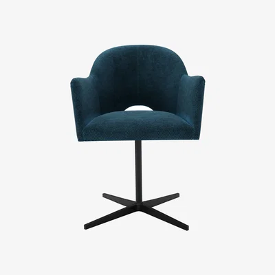 Sofa.com Lupin Dining Chair in Mineral Mist Speckled Chenille