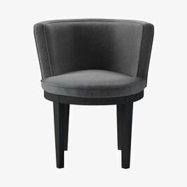Sofa.com Margaux Dining Chair in Earl Grey Smart Velvet
