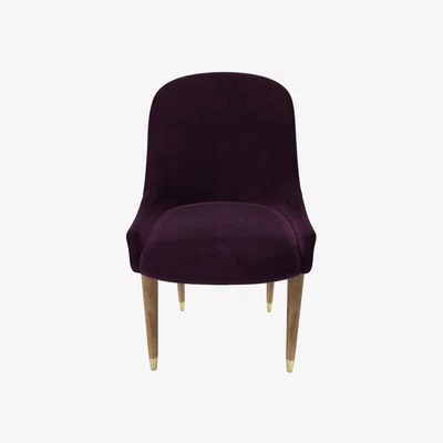 Sofa.com Arabella Dining Chair in Damson Smart Velvet