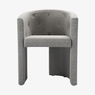 Sofa.com Coco Dining Chair in Abalone Smart Slubby Cotton