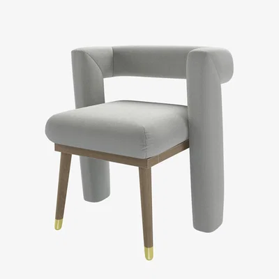 Sofa.com Fonda Dining Chair in Wishing Well Organic Smart Cotton
