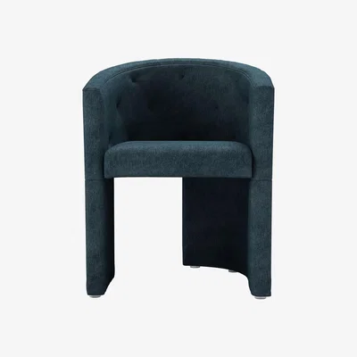 Sofa.com Coco Dining Chair in Kingfisher Soft Chenille - sofa.com