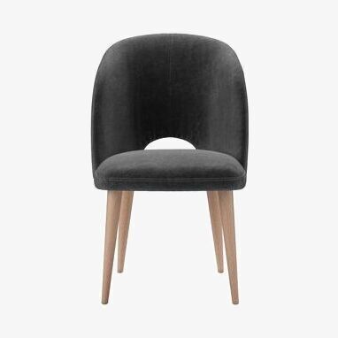 Sofa.com Darcy Dining Chair in Armour Smart Velvet