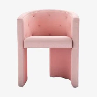 Sofa.com Coco Dining Chair in Rhubarb Smart Cotton