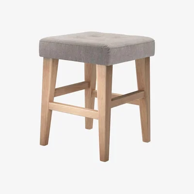 Sofa.com Buttons Short Stool in Serene Vermeer Linen - sofa.com