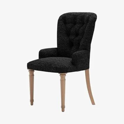 Sofa.com Sinclair Dining Chair in Ashford Textured Boucle