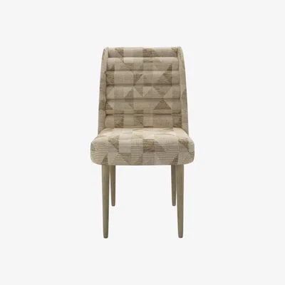 Sofa.com Lola Dining Chair in Desert Pyramid Textured Weave - sofa.com