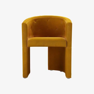 Sofa.com Coco Dining Chair in Amber Smart Velvet - sofa.com