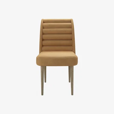 Sofa.com Lola Dining Chair in Turmeric Powdered Leather - sofa.com