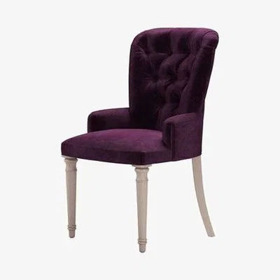 Sofa.com Sinclair Dining Chair in Plum Smart Velvet