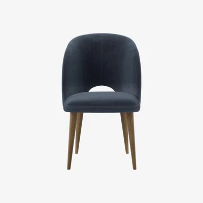 Sofa.com Darcy Dining Chair in Skyfall Cotton Matt Velvet