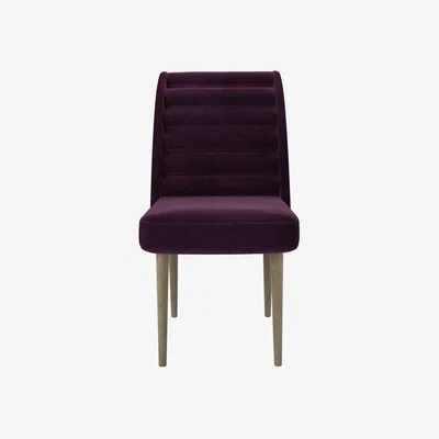 Sofa.com Lola Dining Chair in Damson Smart Velvet