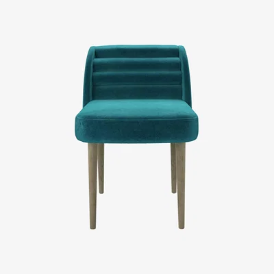 Sofa.com Lola Low Back Dining Chair in Neptune Smart Velvet - sofa.com