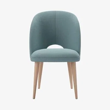 Sofa.com Darcy Dining Chair in Lagoon Brushed Linen Cotton