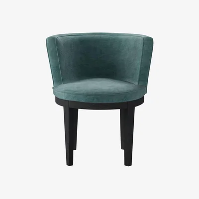 Sofa.com Margaux Dining Chair in Santorini Easy Care Velvet - sofa.com