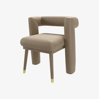 Sofa.com Fonda Dining Chair in Coconut Soft Leather - sofa.com