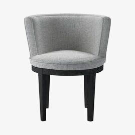 Sofa.com Margaux Dining Chair in Koala Chelsea Linen